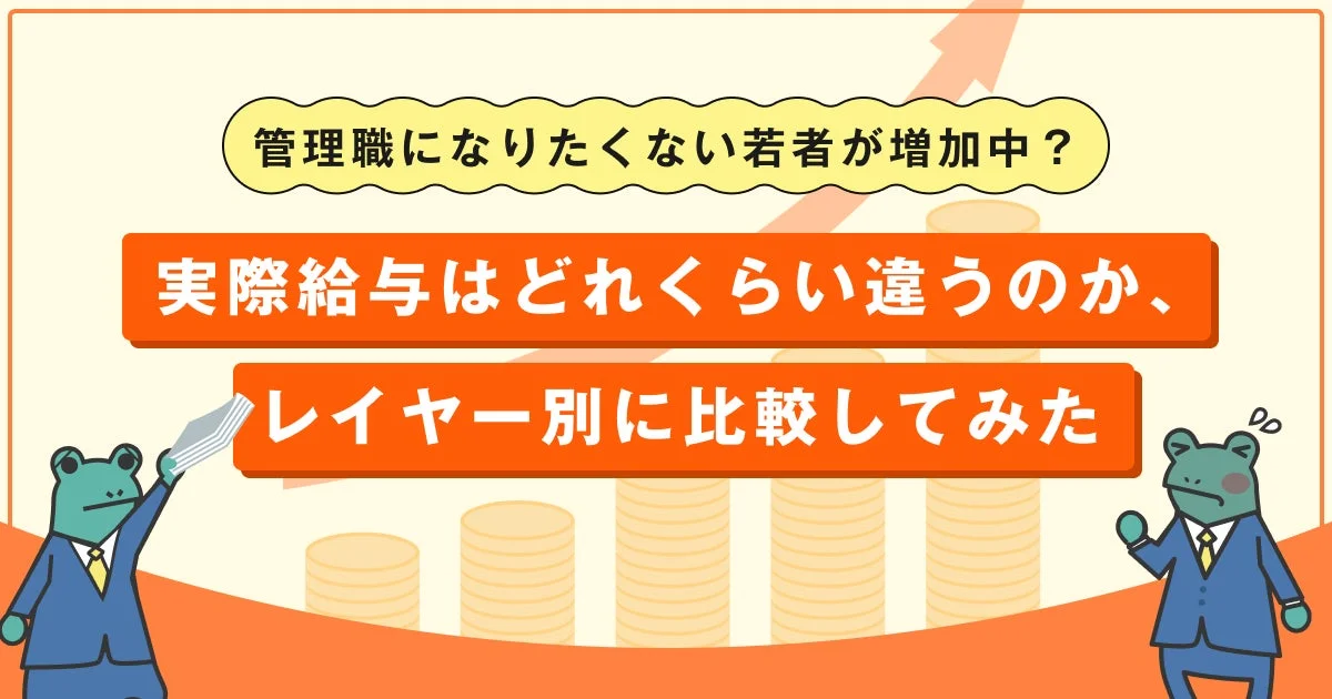 管理職の給与に関するイメージ