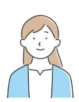 笑顔の女性のイラスト