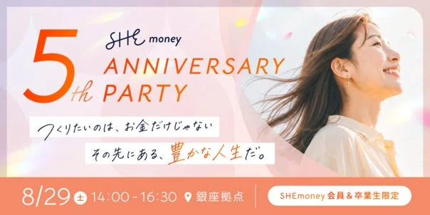 5周年記念パーティの告知画像